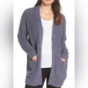 Barefoot Dreams CozyChic SoCal Oversized Cardigan - Size S/M, Dusty Blue